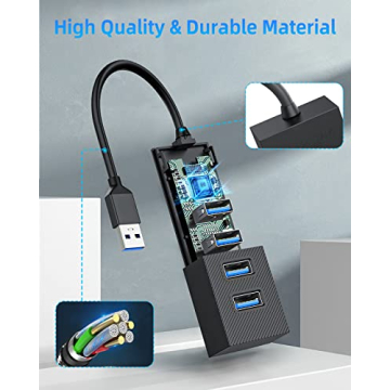 SAN ZANG MASTER USB 3.0 Hub, 4-Port USB Expander