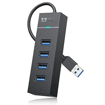 SAN ZANG MASTER USB 3.0 Hub, 4-Port USB Expander
