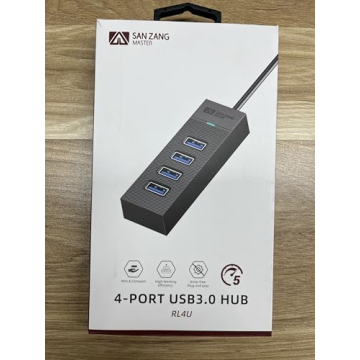 SAN ZANG MASTER USB 3.0 Hub, 4-Port USB Expander