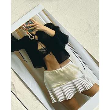 Women Y2k Vintage Low Waist Jean Skirts Aesthetic Retro Denim Mini Skirt Harajuku A-line Skirts Trendy Streetwear