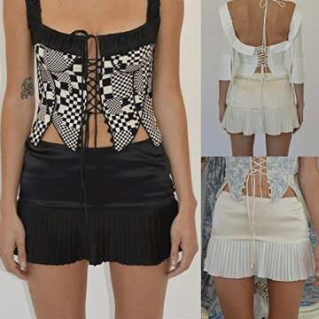 Women Y2k Vintage Low Waist Jean Skirts Aesthetic Retro Denim Mini Skirt Harajuku A-line Skirts Trendy Streetwear