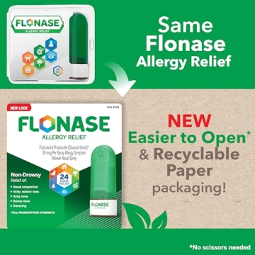 Flonase Allergy Relief Nasal Spray - 24-Hour Non-Drowsy Relief