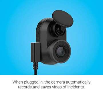 Garmin Dash Cam Mini - Compact, 1080P HD Recording Device