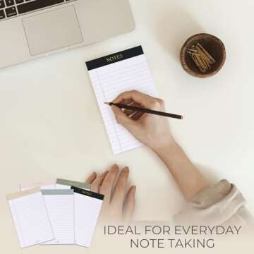 ZICOTO Aesthetic Note Pads Set - Stylish & Functional