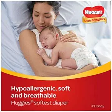 Huggies Little Snugglers Size 1 Diapers - Ultimate Comfort
