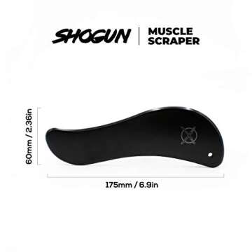 Shogun Sports Muscle Scraper Massager Tool - Guasha Tool for Muscle Relaxation, Physical Therapy, My...