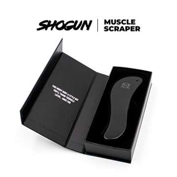 Shogun Sports Muscle Scraper Massager Tool - Guasha Tool for Muscle Relaxation, Physical Therapy, Myofascial Releaser, Deep Tissue Improved Mobility & Muscle Recovery