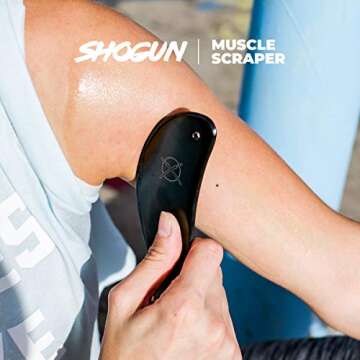 Shogun Sports Muscle Scraper Massager Tool - Guasha Tool for Muscle Relaxation, Physical Therapy, Myofascial Releaser, Deep Tissue Improved Mobility & Muscle Recovery