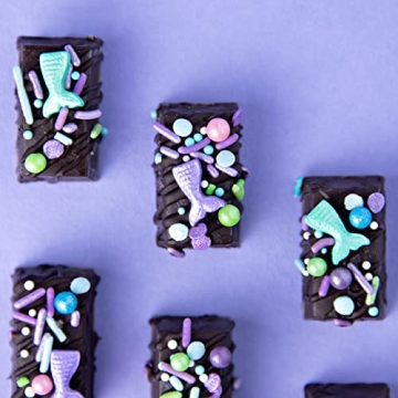 Vibrant Mermaid Edible Sprinkle Mix for Cakes & More