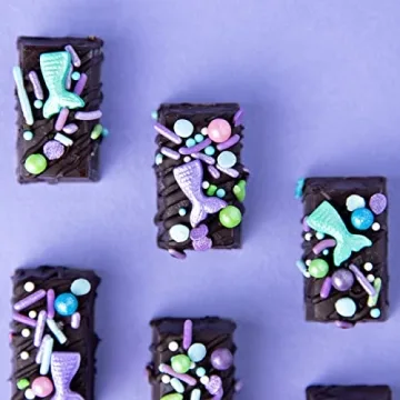 Vibrant Mermaid Edible Sprinkle Mix for Cakes & More