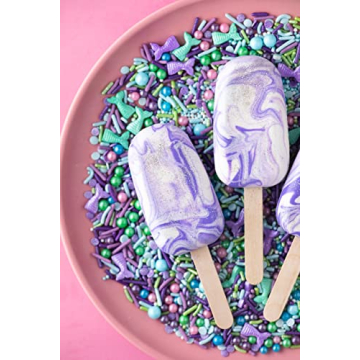 Vibrant Mermaid Edible Sprinkle Mix for Cakes & More