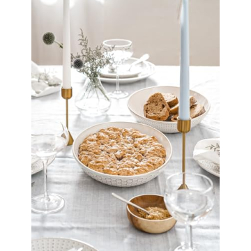 LE TAUCI 42oz Pasta Bowls Set Elegant Ceramic Serving Dishes