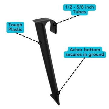 Harrier Hardware 1/2-Inch Irrigation Anchor Stakes - 32-Pack