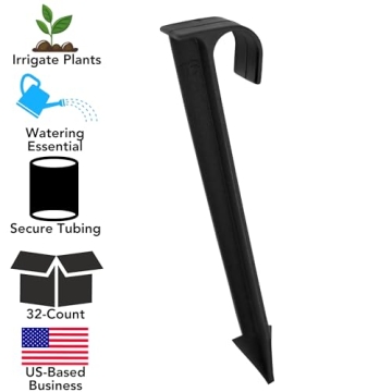 Harrier Hardware 1/2-Inch Irrigation Anchor Stakes - 32-Pack