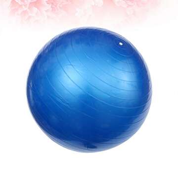 BESPORTBLE 75cm Non-Slip Inflatable Yoga Exercise Ball