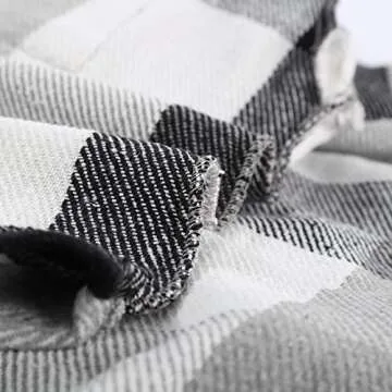 PRETTYGARDEN Women's Trendy Plaid Shacket Jacket