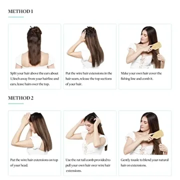 Affordable DOORES 100% Human Hair Extensions for Volume