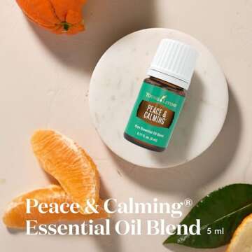 Young Living Peace & Calming Essential Oil, 5ml - Aromatherapy for Diffuser & Relaxation | Soothing Aroma | Vegan & Gluten-Free | Ideal for Meditation