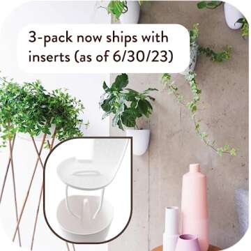PlantPod Luxe Wall Planters - Self-Watering, Easy to Install
