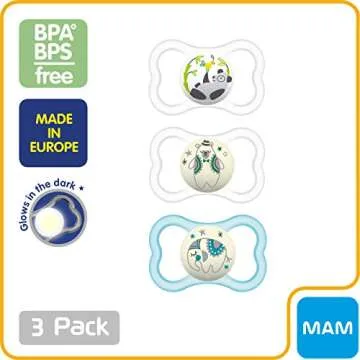 MAM Air Glowing Pacifier for Sensitive Baby Skin