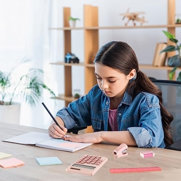 Cute Pink Back to School Supplies Set for Girls