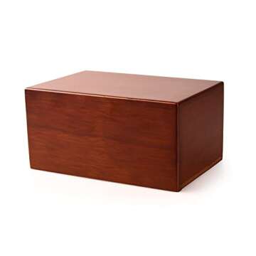 PCS Cremation Urns for Ashes, Pet Memorial Funeral Urns Box,Wooden Decorative Urn for Dog Cat,Cremat...