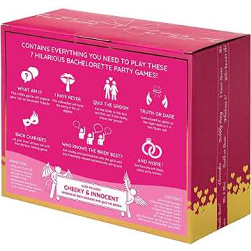 Gutter Games Bachelorette Bundle Game - Fun Bachelorette Party Games for Parties - Includes Clean an...