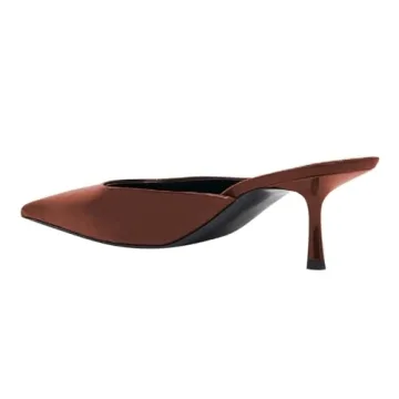 Stylish Wansseny Kitten Heel Mules for Women Online