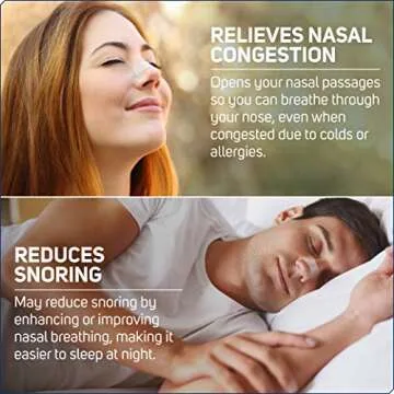 Clear Passage Nasal Strips Extra Strength, Tan, 26 Count | Works Instantly to Improve Sleep, Reduce Snoring, & Relieve Nasal Congestion Due to Colds & Allergies