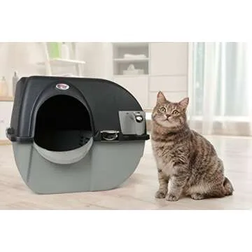 Omega Paw EL-RA15-1 Elite Roll ‘n Clean Litter Box Regular