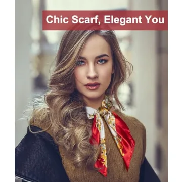 Stylish Senker Satin Hair Scarf Wrap for Women 35 Inches