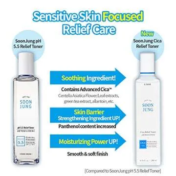 ETUDE SoonJung Cica Relief Toner for Sensitive Skin
