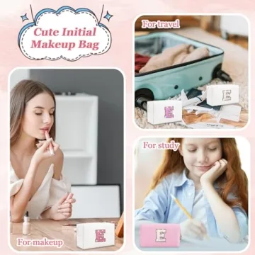 Personalized Glittering Makeup Bag for Women