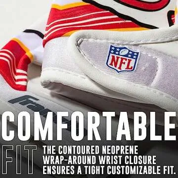 NFL Youth Football Receiver Gloves for Maximum Performance