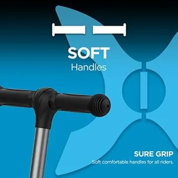 Hover-1 Nano Kick Scooter for Kids (5+ Year Old) | Features Lean-to-Turn Axle, Solid PU Tires & Slim-Design, 110 LB Max Weight, Safe for Kids, Black