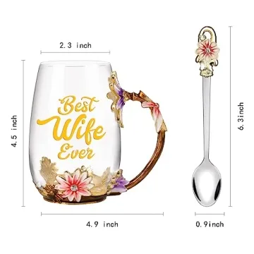 OEAGO Romantic Tea Cup Gifts for Her Special Day