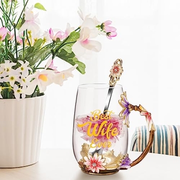 OEAGO Romantic Tea Cup Gifts for Her Special Day