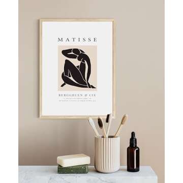 Matisse Paper Cutout Poster - Modern Abstract Art