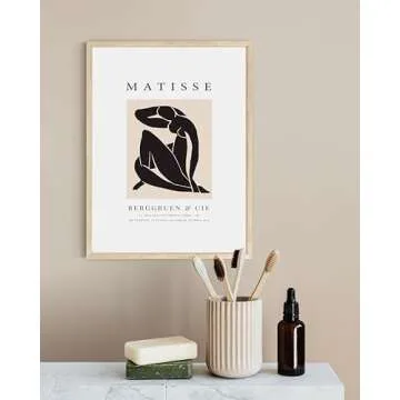 Matisse Paper Cutout Poster - Modern Abstract Art