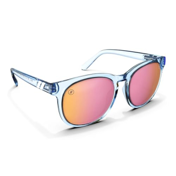 Blenders Eyewear H Series – Polarized Sunglasses – Round Cat Eye, Spring Loaded Hinge – 100% U...