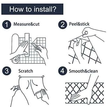 Okydoky Peel and Stick Wallpaper, Black Floral Wallpaper, 17.3"x78.7", Boho Leaf Wallpaper, Self-Adhesive Wallpaper, Home Decor for Bathoom Kitchen Wall Cabinet, Vinyl Waterproof L93192-2(US)