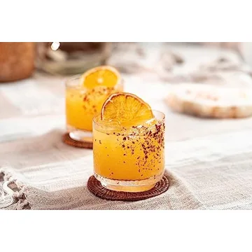 GLASSIQUE CADEAU Tequila Cocktail Glass Set of 4 Hammered