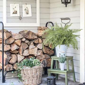 30" Artificial Boston Fern Plants Bushes Fake Shrubs Bush Greenery Plants Faux Fern Plant Large for Outdoors UV Resistant Garden Plants or Home Office Desk Indoor Decor 6pcs