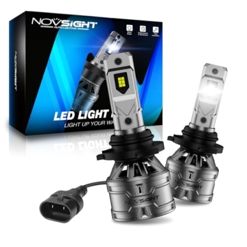 High-Performance NOVSIGHT H10 Fog Light Bulbs - 6500K Bright White