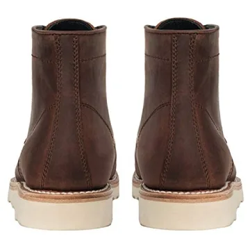 Stylish Thursday Diplomat Moc Toe Leather Boot for Men