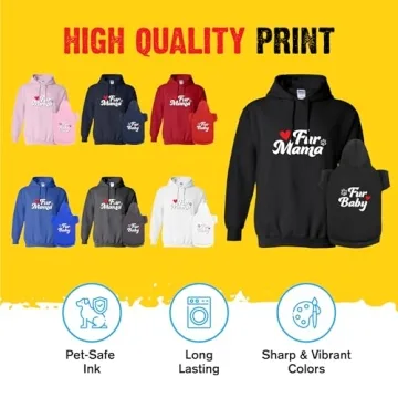 Fur Mama Fur Baby Matching Hoodies for Humans & Pets
