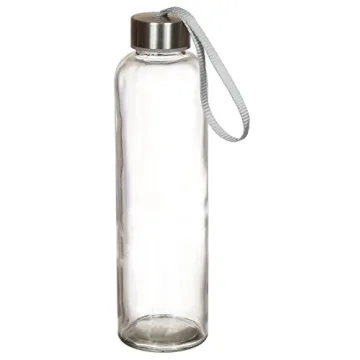 Estilo Reusable Glass Water Bottles 20 Oz Set of 4