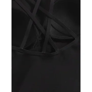 WDIRARA Floral Appliques One Piece Swimsuit for Summer