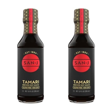 San-J Gluten Free Tamari Soy Sauce for Authentic Flavor