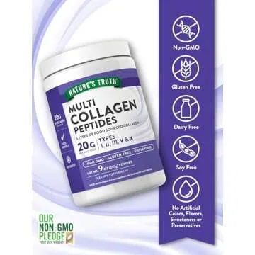 Nature's Truth Multi Collagen Powder | Unflavored & Non-GMO